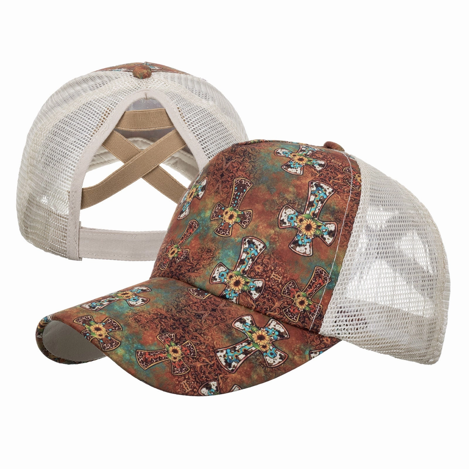 Wholesale  Cross Bar Cross net cap baseball cap