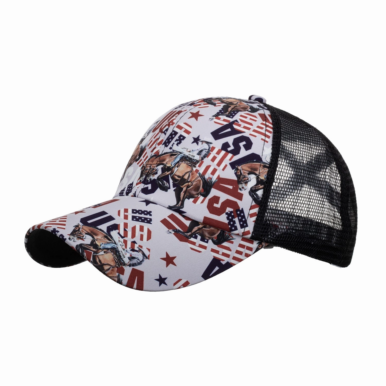 Wholesale Cross-striped mesh baseball cap