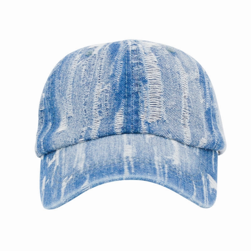 Wholesale Denim Distressed Baseball Caps