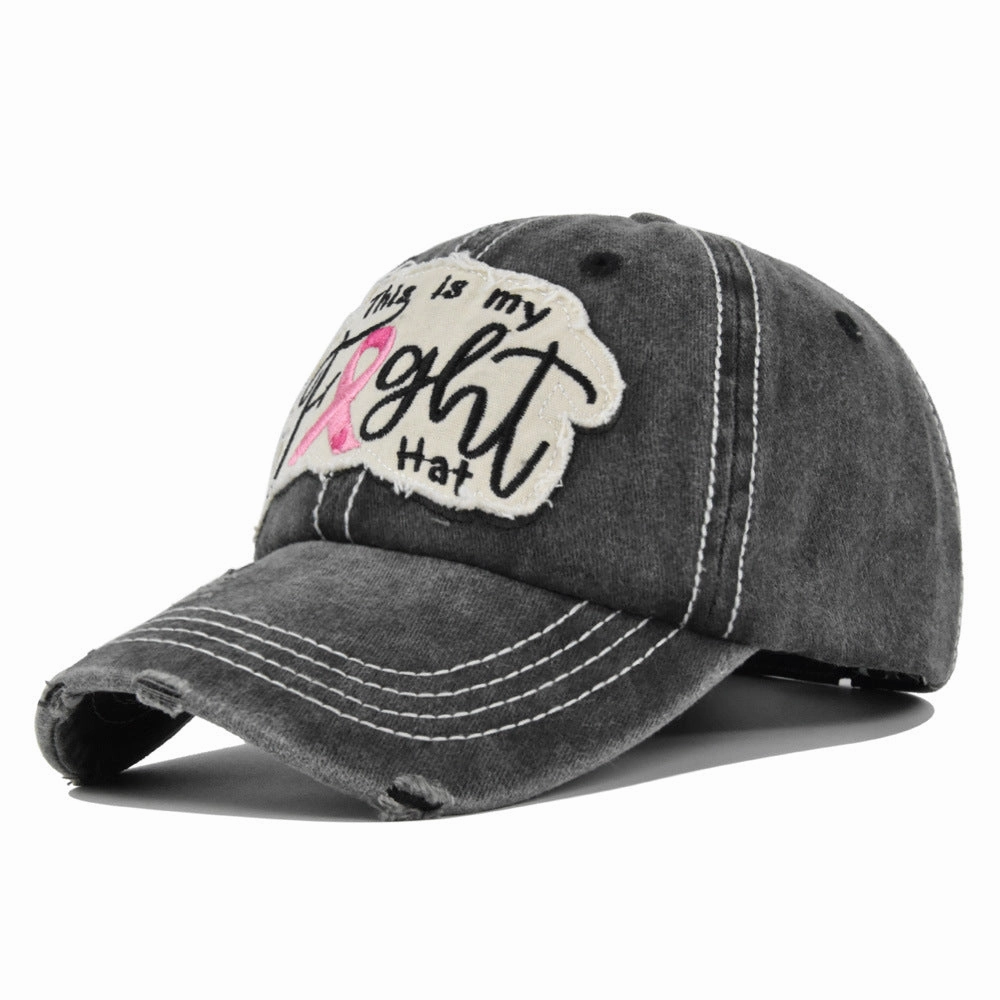 Wholesale Denim Fight Embroidered Baseball Cap