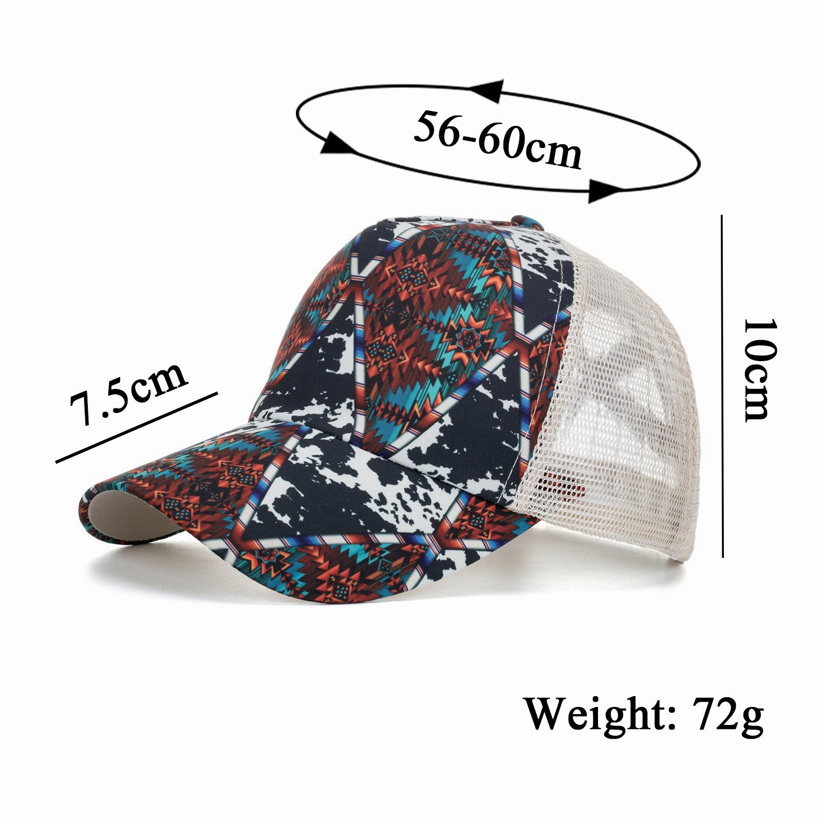 Wholesale diamond cross-bar net cap baseball cap