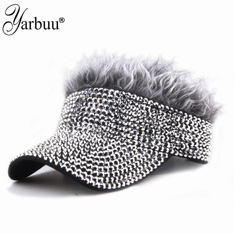 Wholesale Diamond Studded Wigs with An Empty Top Baseball Cap