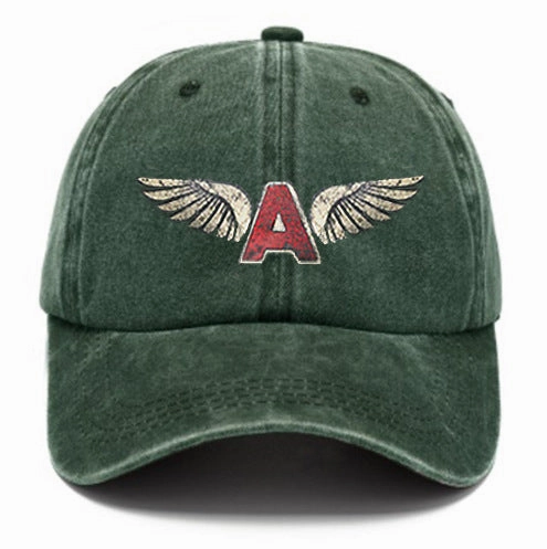 Wholesale Distressed Washed Cotton Distressed Printed Soft-capped Baseball Cap