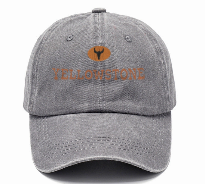 Wholesale Distressed Washed Cotton Distressed Printed Soft-capped Baseball Cap
