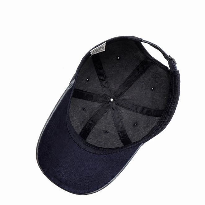 Wholesale Distressed Washed Cotton Distressed Printed Soft-capped Baseball Cap
