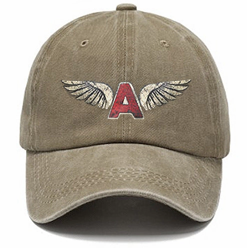 Wholesale Distressed Washed Cotton Distressed Printed Soft-capped Baseball Cap