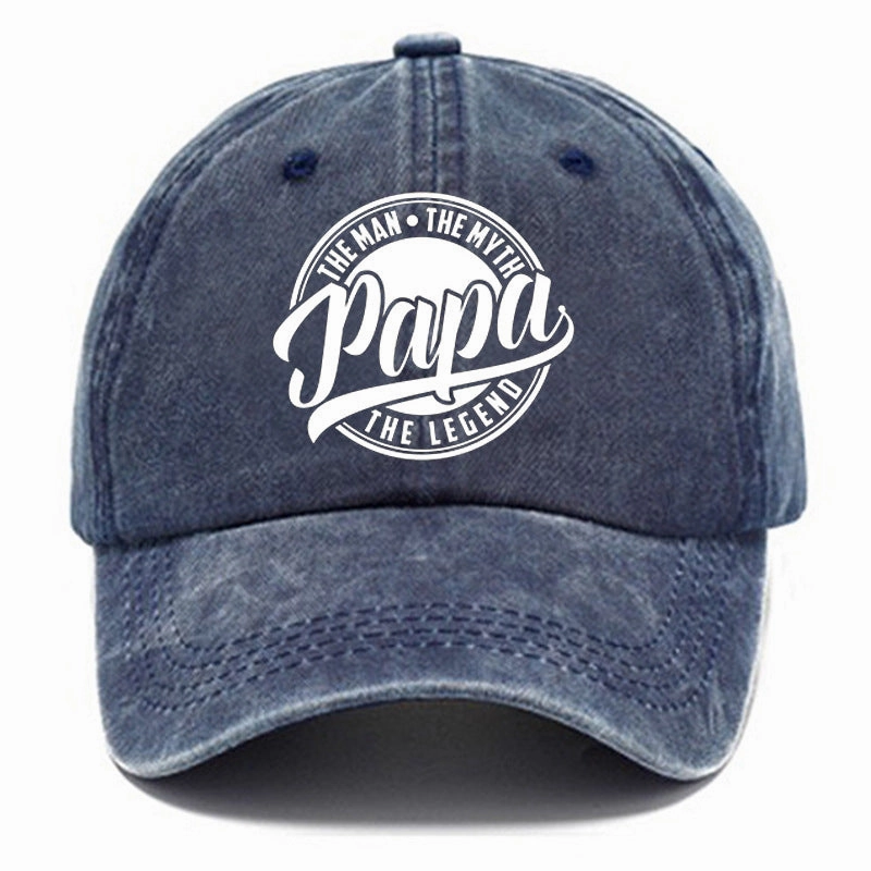 Wholesale Distressed Washed Cotton Printed Baseball Caps