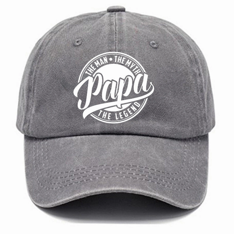 Wholesale Distressed Washed Cotton Printed Baseball Caps