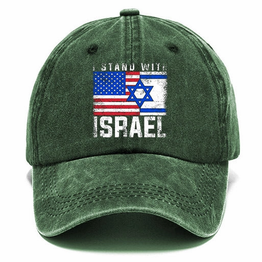 Wholesale Distressed Washed Cotton Printed Soft Top Baseball Cap