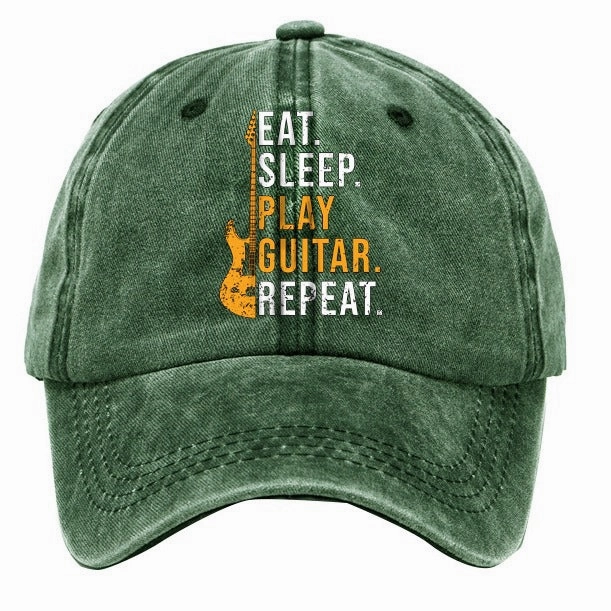 Wholesale Distressed Washed Cotton Printed Soft Top Baseball Cap