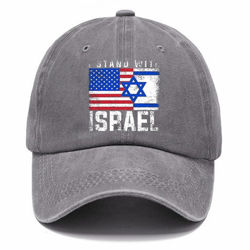 Wholesale Distressed Washed Cotton Printed Soft Top Baseball Cap