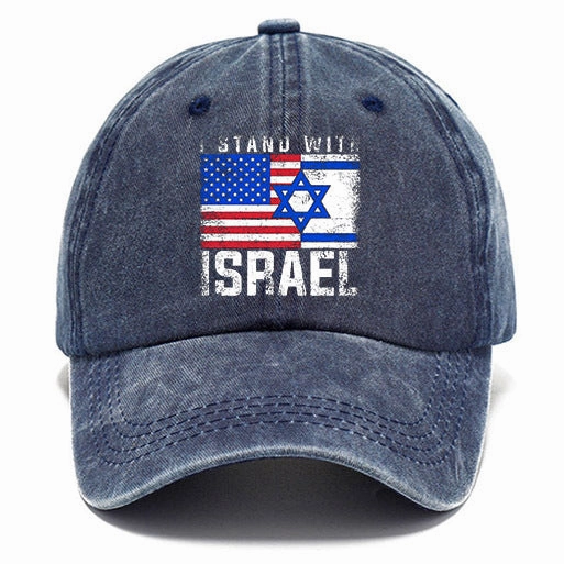 Wholesale Distressed Washed Cotton Printed Soft Top Baseball Cap