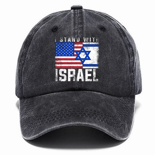 Wholesale Distressed Washed Cotton Printed Soft Top Baseball Cap