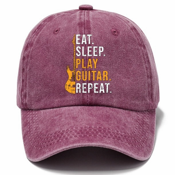 Wholesale Distressed Washed Cotton Printed Soft Top Baseball Cap
