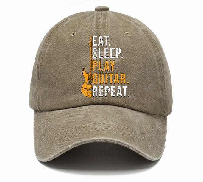 Wholesale Distressed Washed Cotton Printed Soft Top Baseball Cap