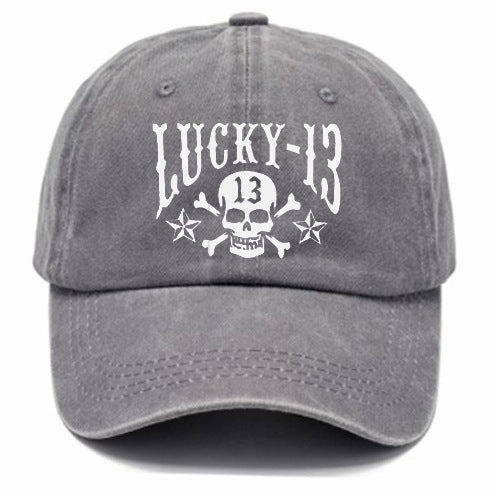 Wholesale Distressed Washed Cotton Printed Soft Top Baseball Cap