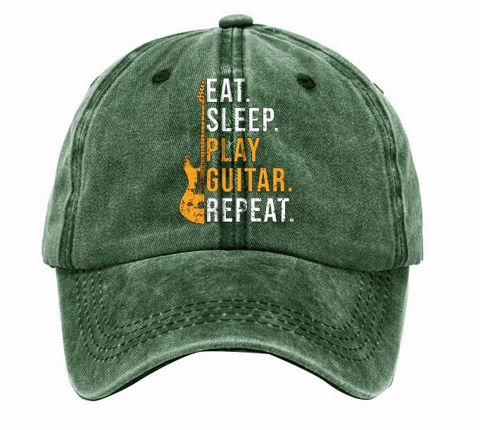 Wholesale Distressed Washed Cotton Printed Soft Top Baseball Cap