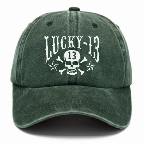 Wholesale Distressed Washed Cotton Printed Soft Top Baseball Cap