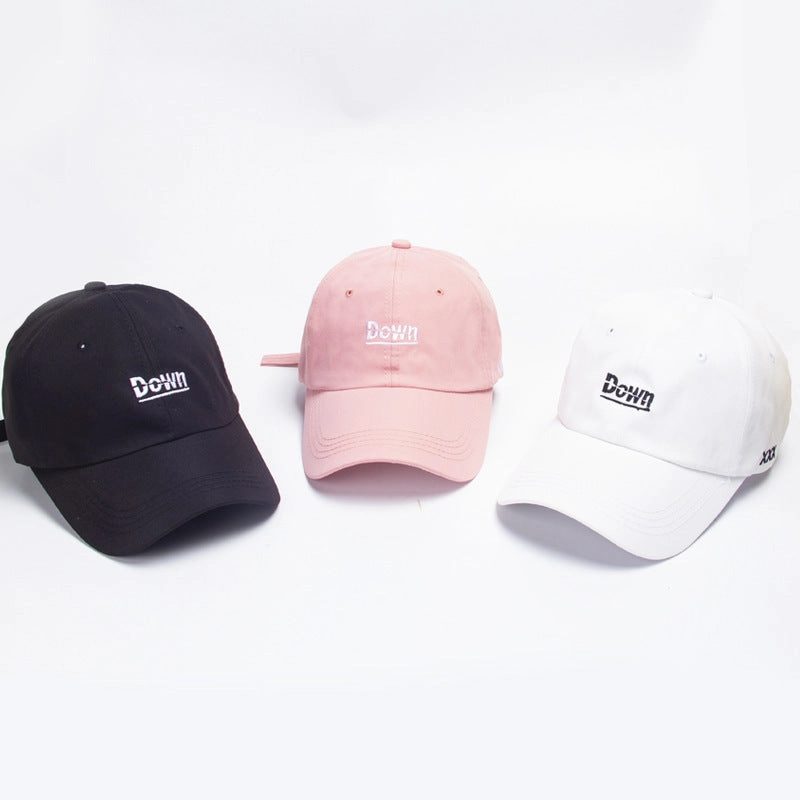 Wholesale Embroidered Alphabet Cotton Baseball Caps