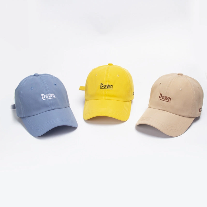 Wholesale Embroidered Alphabet Cotton Baseball Caps