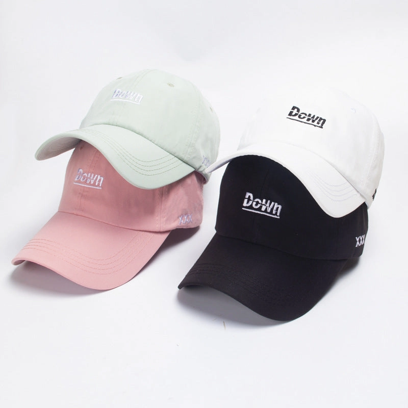 Wholesale Embroidered Alphabet Cotton Baseball Caps