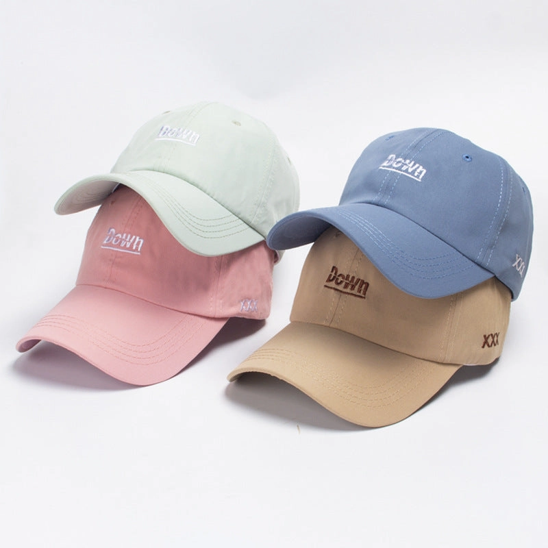 Wholesale Embroidered Alphabet Cotton Baseball Caps
