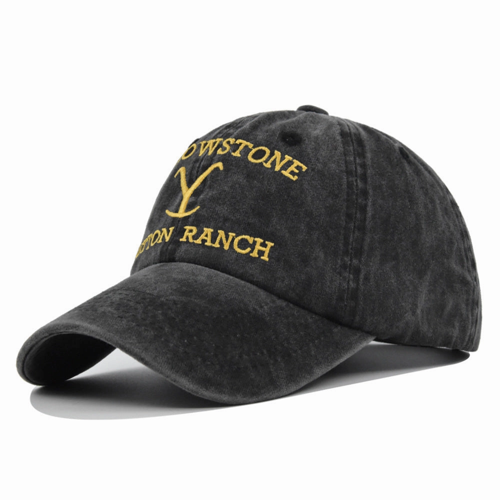 Wholesale Embroidery Distressed Cotton Hat