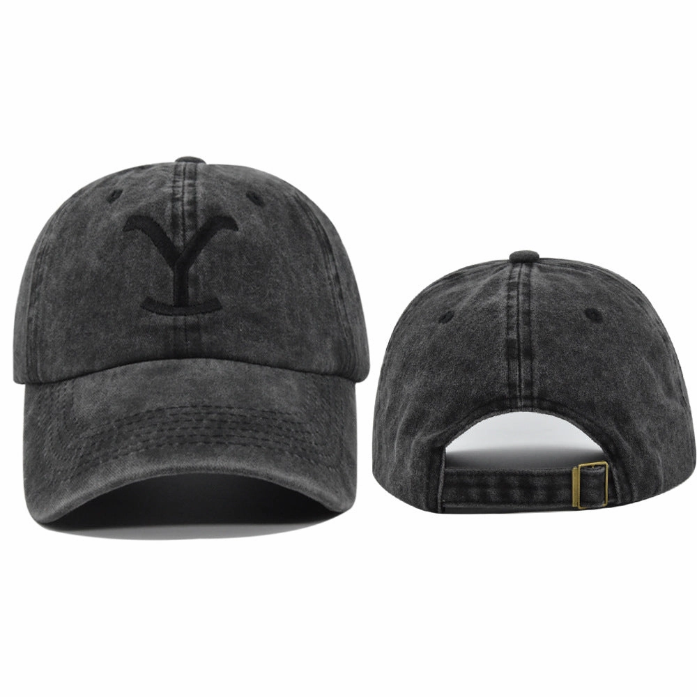 Wholesale Embroidery Distressed Cotton Hat
