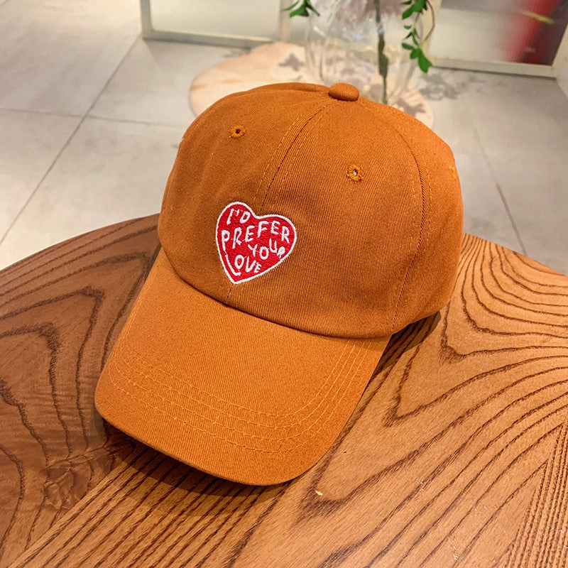 Wholesale Fashionable Versatile Sun Shade Love Pattern Baseball Hat