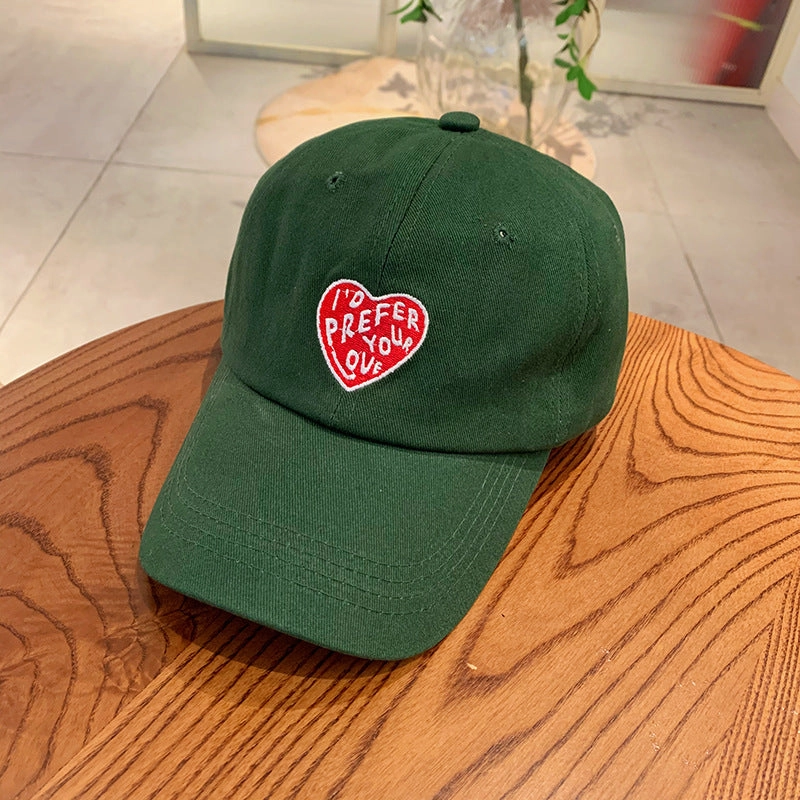 Wholesale Fashionable Versatile Sun Shade Love Pattern Baseball Hat