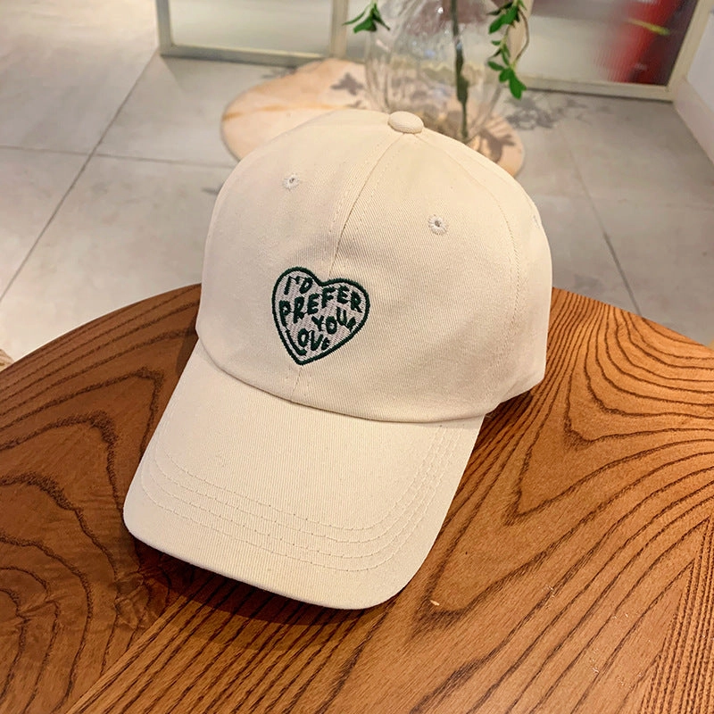 Wholesale Fashionable Versatile Sun Shade Love Pattern Baseball Hat