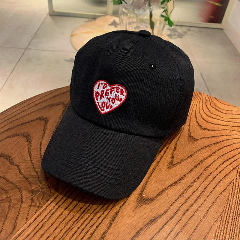 Wholesale Fashionable Versatile Sun Shade Love Pattern Baseball Hat