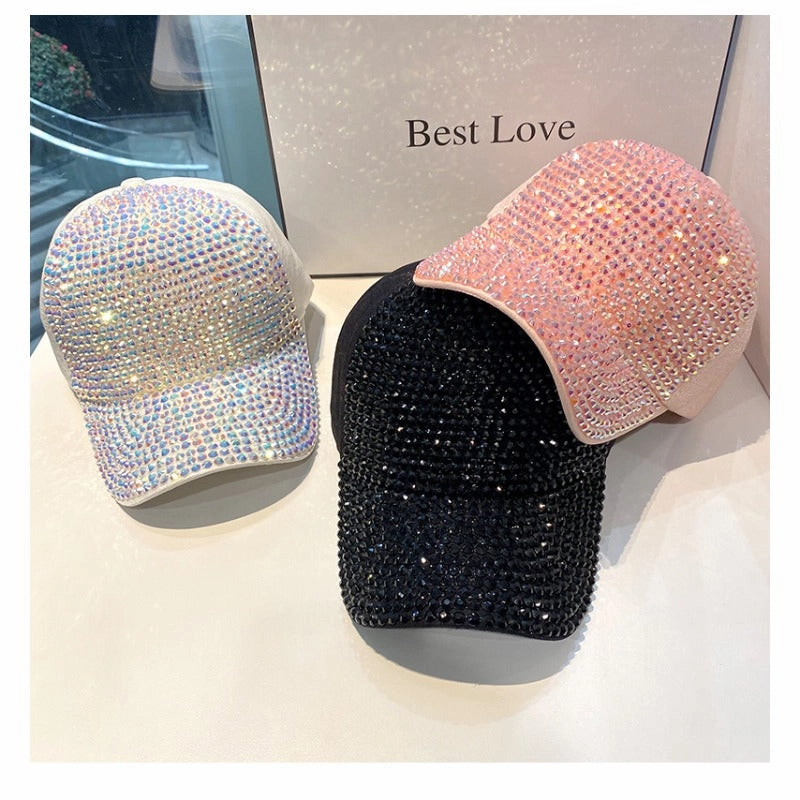 Wholesale Full Diamond Cotton Baseball Caps