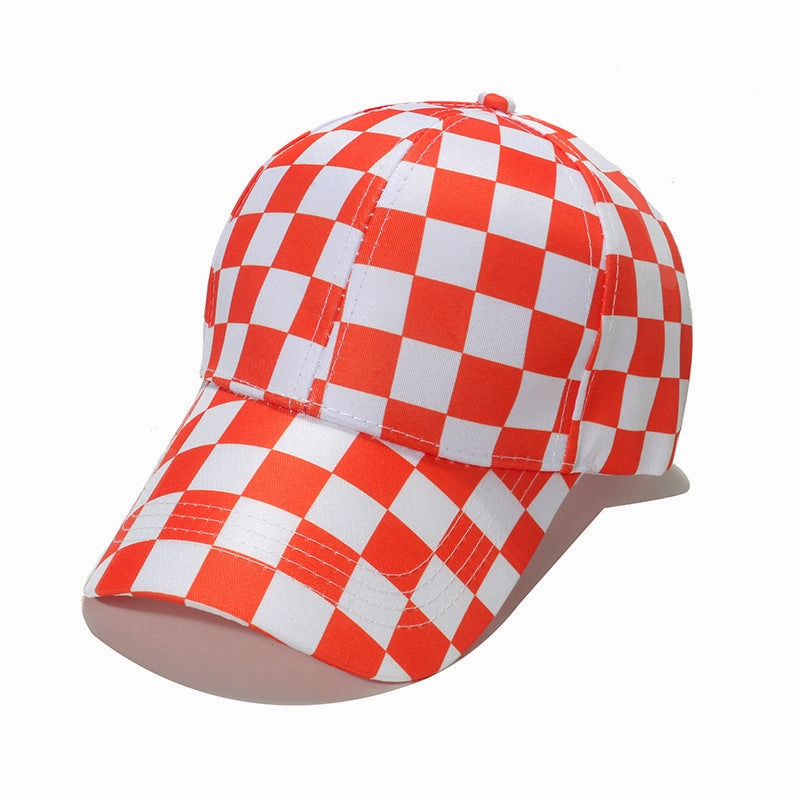 Wholesale Geometric Diamond Plaid Outdoor Casual Polyester Baseball Cap