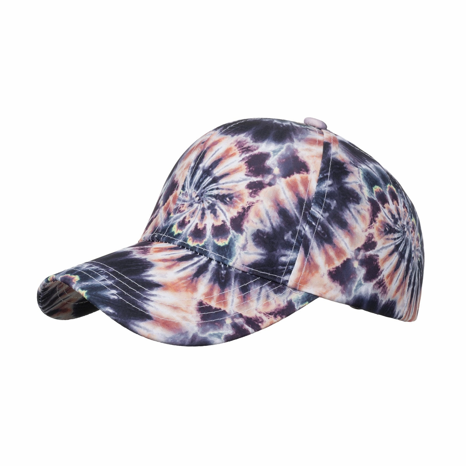 Wholesale Gradient Tie Dyed Polyester Baseball Caps
