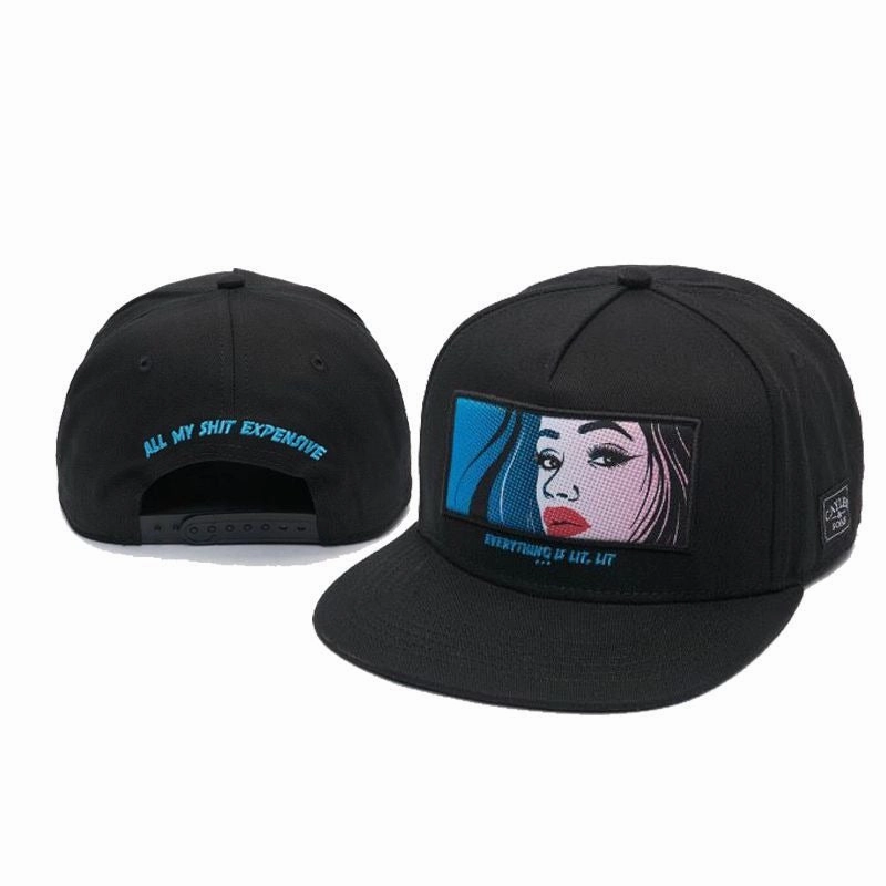 Wholesale Hip-hop Flat Edge Polyester Baseball Caps