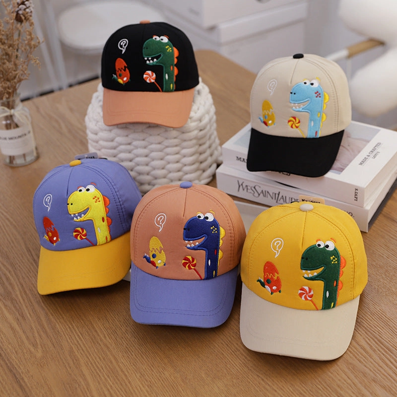 Wholesale Kids Cotton Dinosaur Baseball Hat