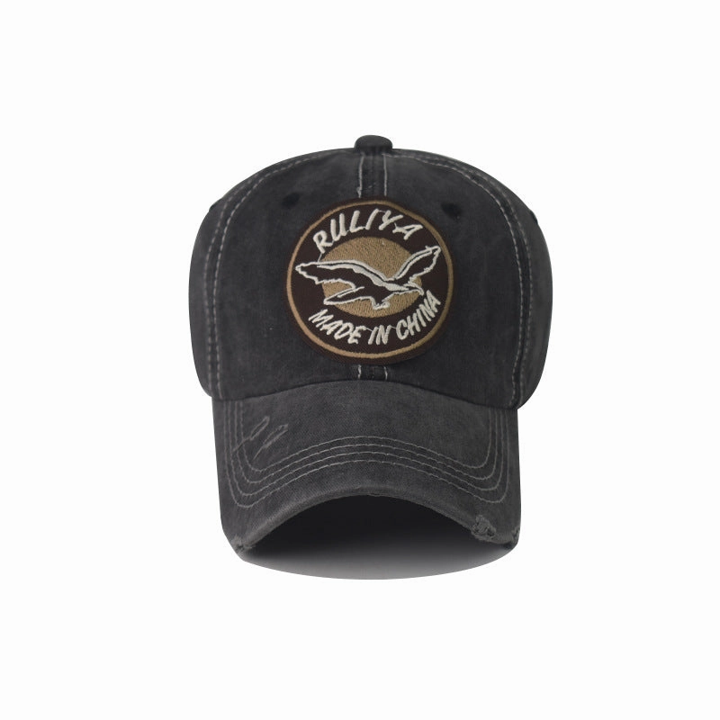 Wholesale Large Embroidered Wild Goose Cotton Baseball Cap