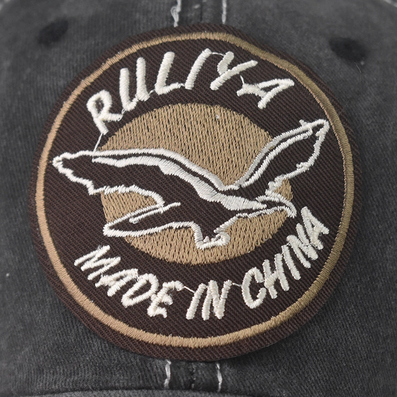 Wholesale Large Embroidered Wild Goose Cotton Baseball Cap