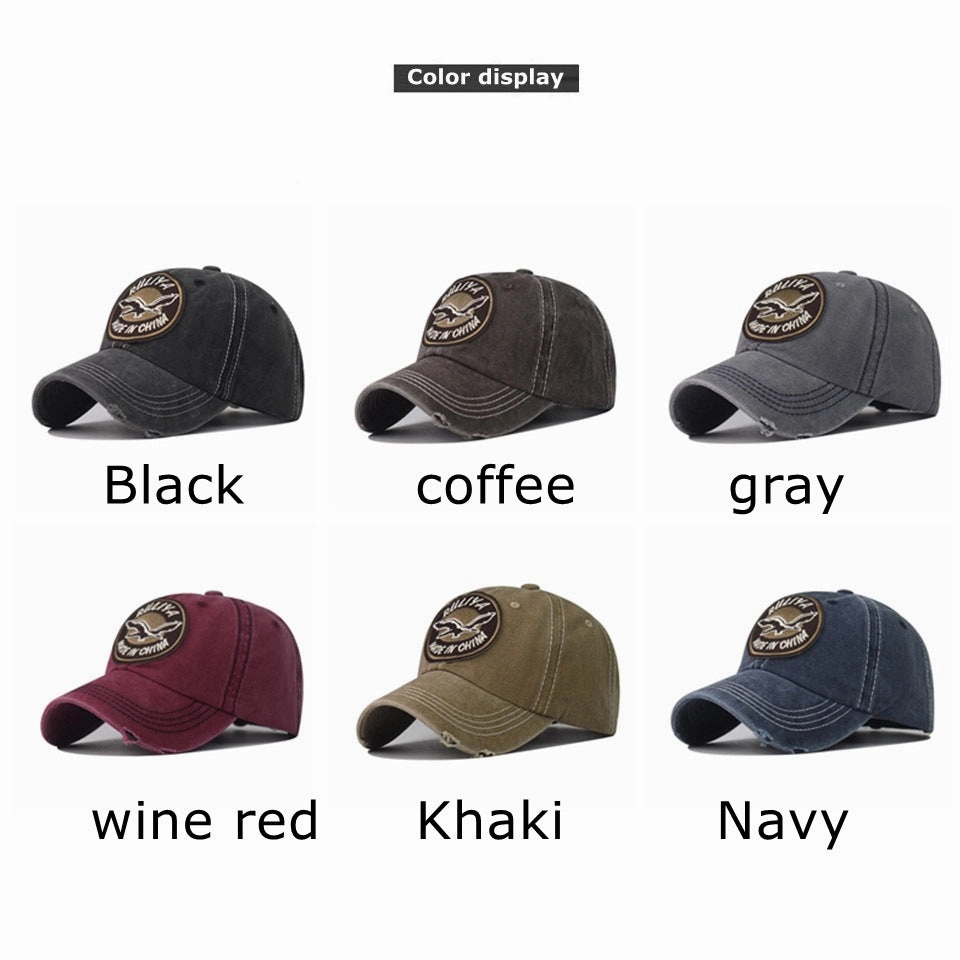Wholesale Large Embroidered Wild Goose Cotton Baseball Cap