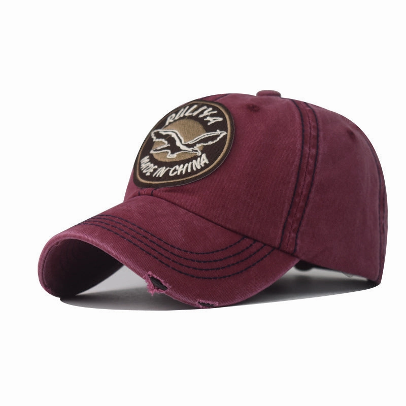 Wholesale Large Embroidered Wild Goose Cotton Baseball Cap