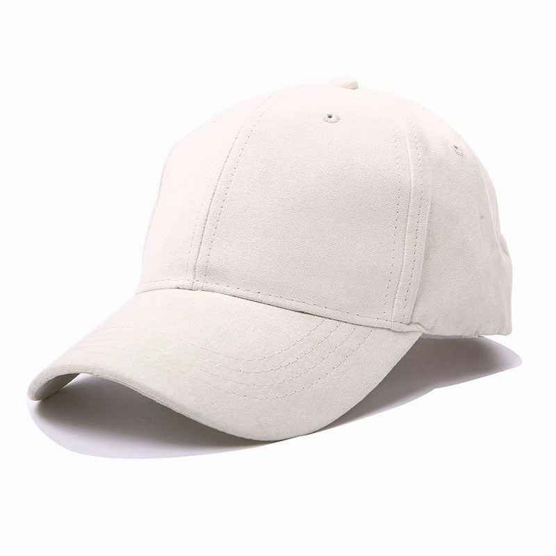 Wholesale Leather Autumn Winter Suede Glossy Baseball Cap