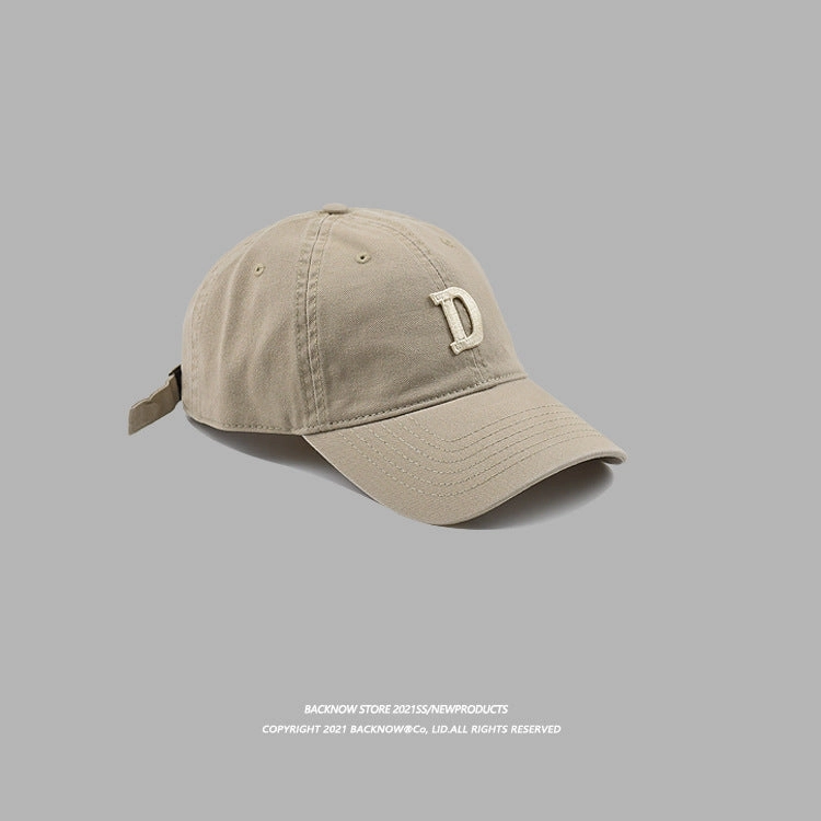Wholesale Letter D Embroidery Cotton Baseball Cap
