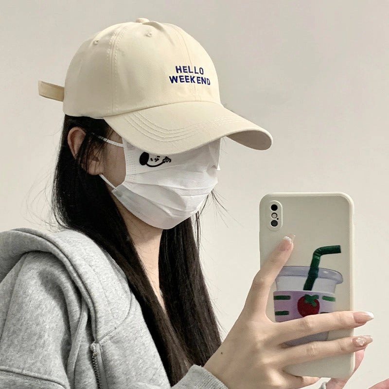 Wholesale Letter Embroidery Curved Brim Baseball Hat