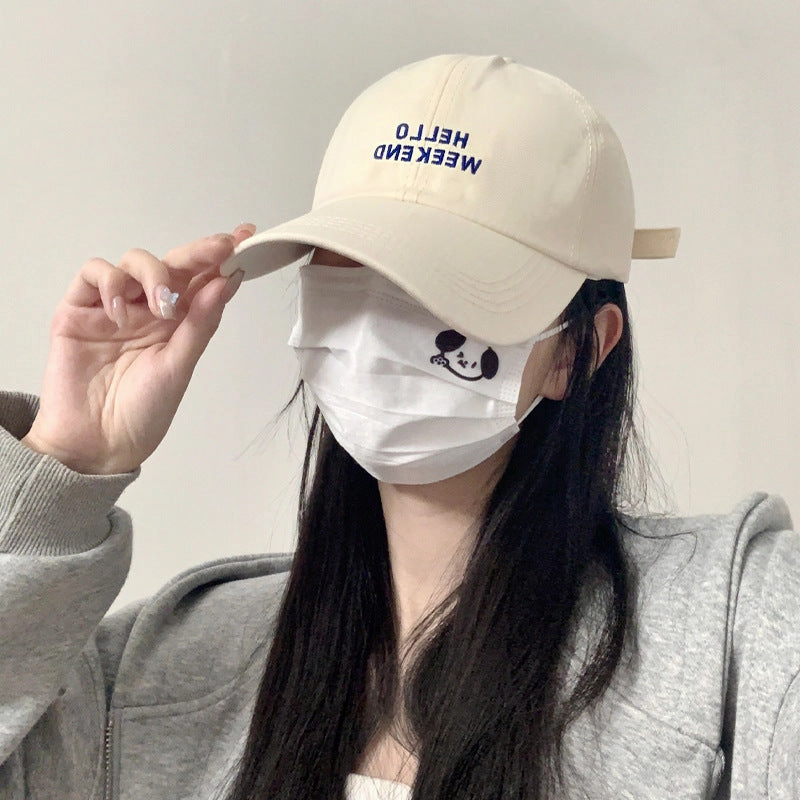 Wholesale Letter Embroidery Curved Brim Baseball Hat