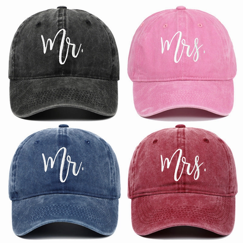 Wholesale Letter Embroidery Vintage Washed Distressed Baseball Cap