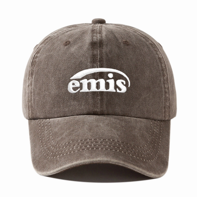 Wholesale Letters Versatile Washed Distressed Curved Brim Baseball Cap