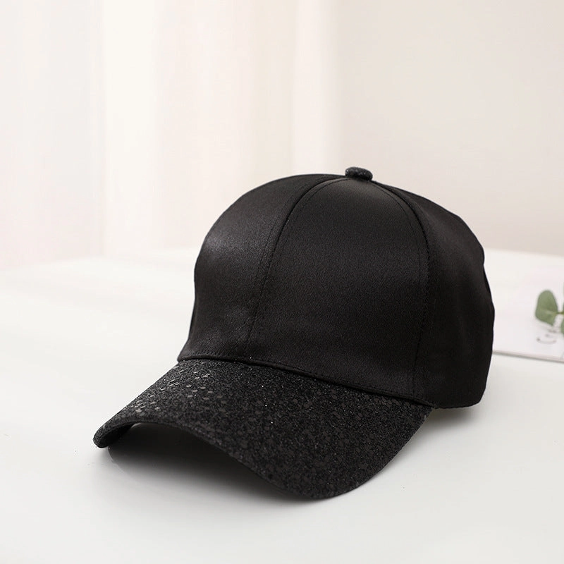Wholesale Light Board Sequin Silk Cotton Baseball Caps
