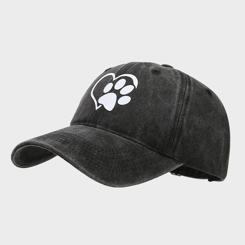 Wholesale Love Dog Claw Soft Top Cotton Baseball Hat