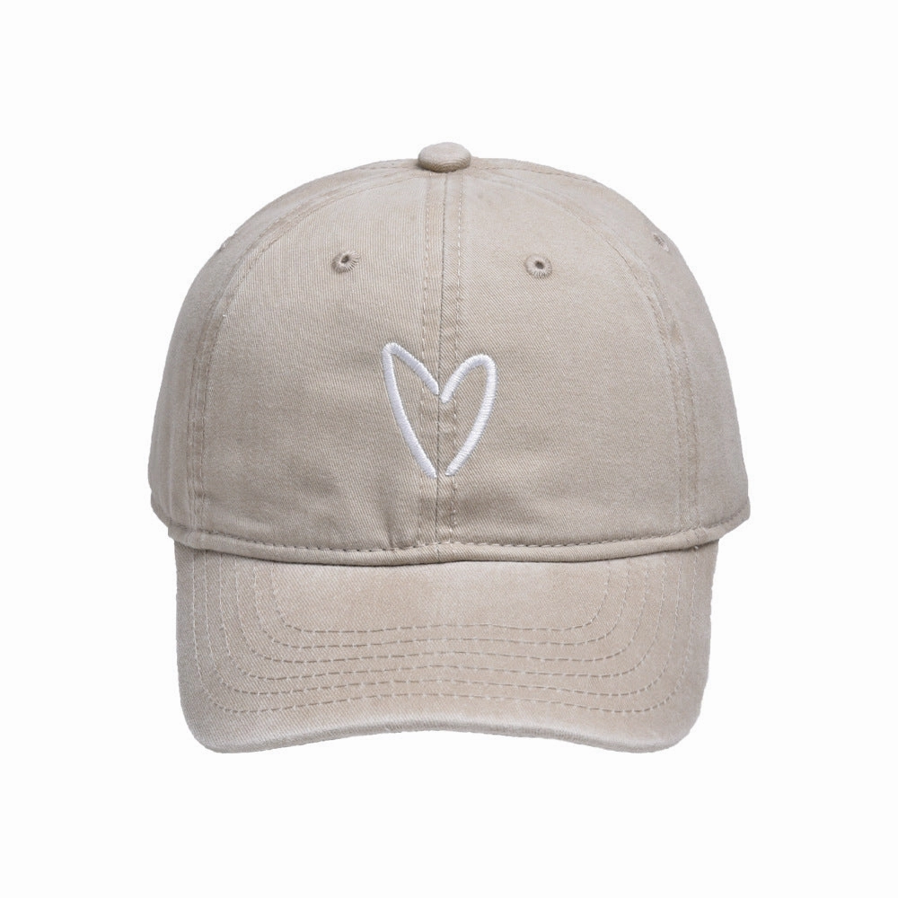 Wholesale Love Embroidered Cotton Baseball Caps